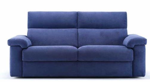 Blue Sofa rental in Milan Italy